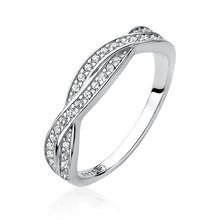 Silver (925) ring with zirconias