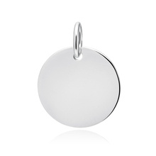 Silver (925) round pendant