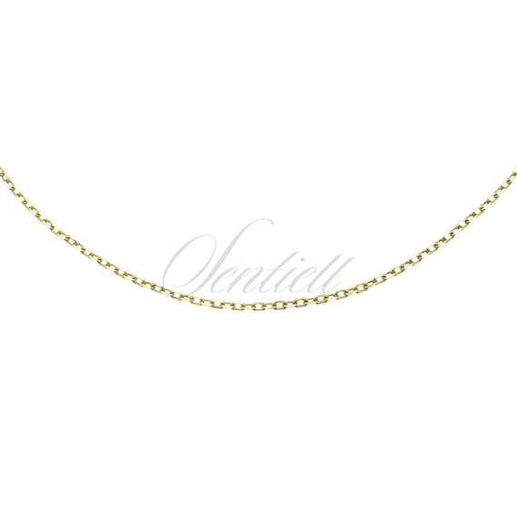 Silver (925) Anchor chain  Ø 030 gold-plated