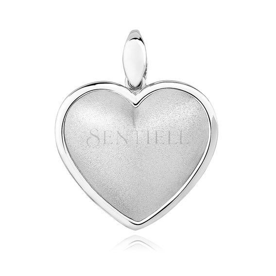 Silver (925) Pendant - heart
