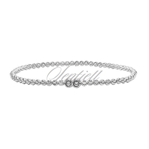 Silver (925) bracelet diamond-cut