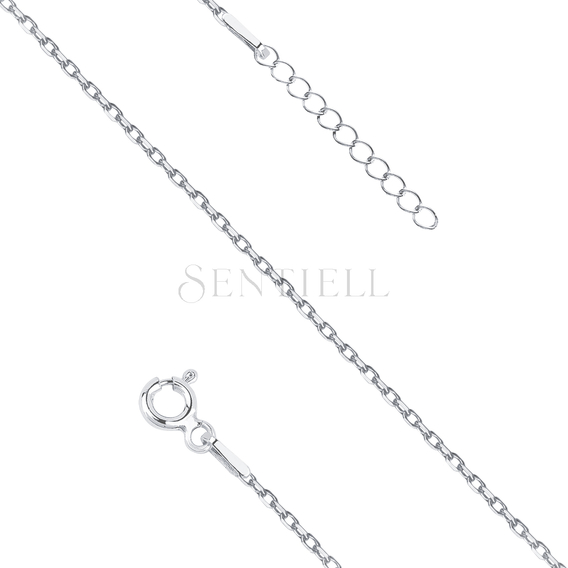 Silver (925) bracelet diamond cut anchor