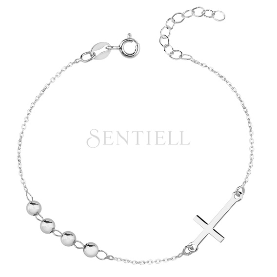 Silver (925) bracelet with cross