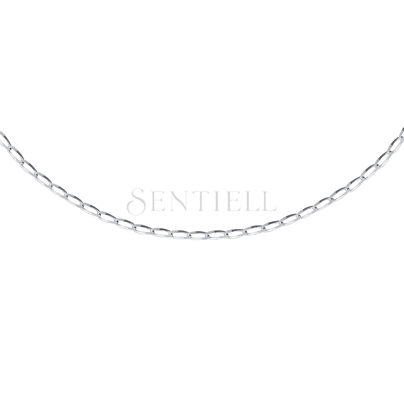 Silver (925) chain - Cheval rhodium-plated