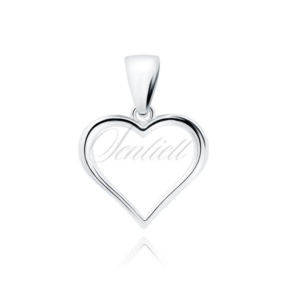 Silver (925) charm - heart