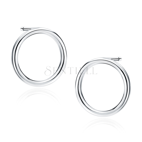 Silver (925) earrings - circles