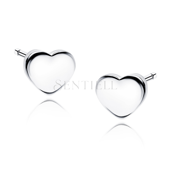 Silver (925) earrings - hearts