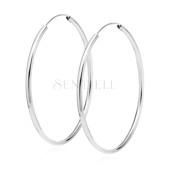 Silver (925) earrings hoop