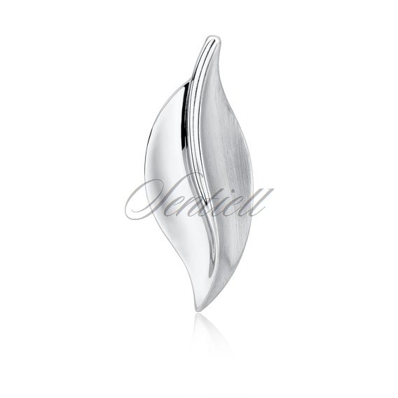 Silver (925) elegant pendant - leaf