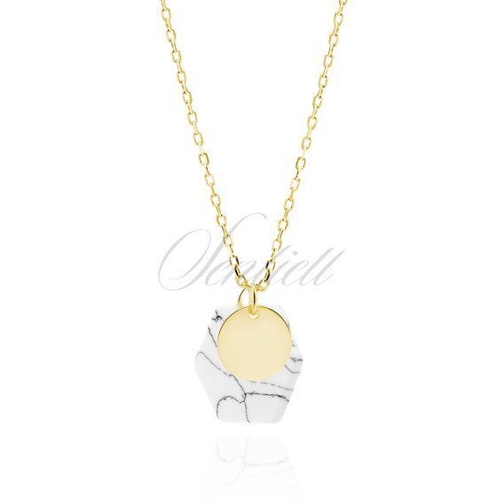 Silver (925) gold-plated necklace 