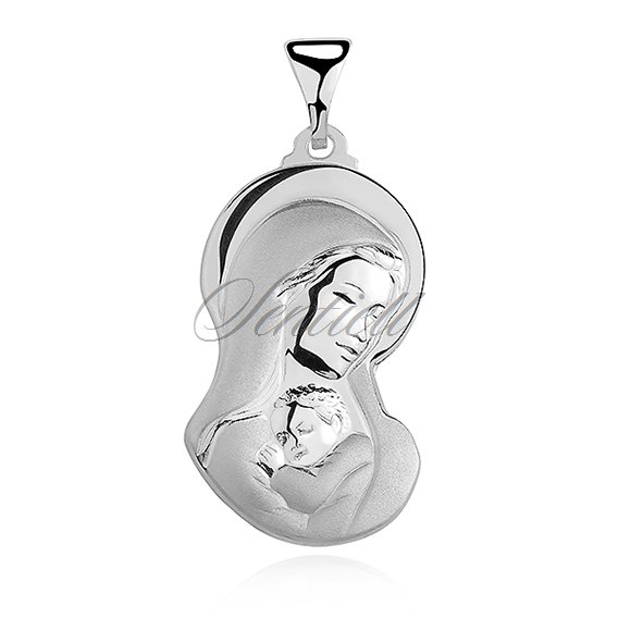 Silver (925) pendant Mary and Child