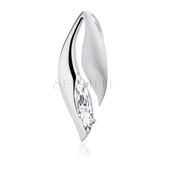 Silver (925) pendant Zirconia  tear