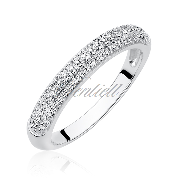 Silver (925) ring with zirconia