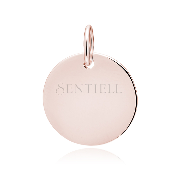Silver (925) rose gold-plated pendant