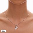 Silver (925) ballerina pendant with zirconia