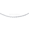 Silver (925) chain anchor diamond cut without plating