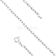 Silver (925) chain anchor diamond cut without plating