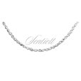 Silver (925) chain necklace Singapur diamond cut chain Ø 065