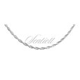 Silver (925) chain necklace  - triple anchor  Ø 040