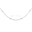 Silver (925) choker necklace with balls