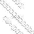 Silver (925) diamond-cut chain - curb extra flat Ø 250