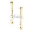 Silver (925) earrings, gold-plated