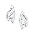 Silver (925) earrings with zirconia