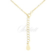 Silver (925) necklace, gold-plated