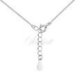 Silver (925) necklace heart and circle