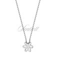 Silver (925) necklace with flower