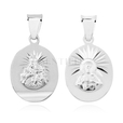 Silver (925) pendant - Jesus Christ / Scapular Mary