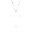 Silver (925) rosary necklace