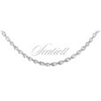 Silver (925) twisted chain necklace Ø 035