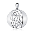 Silver pendant (925) openwork, round