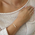 Silver (925) gold-plated necklace LOVE