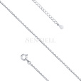 Silver (925) diamond cut anchor chain Ø 030 rhodium-plated