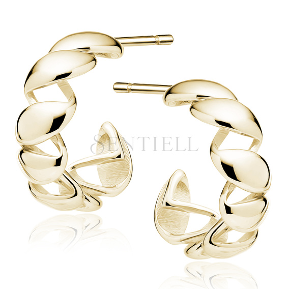 Silver (925) gold-plated earrings