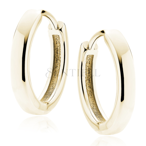 Pendientes de plata de ley 925 chapados en oro