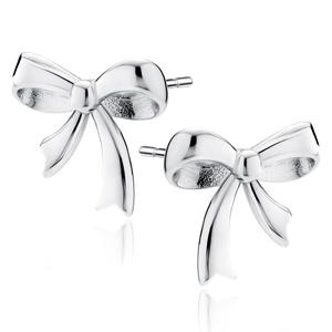Silver (925) earrings - bows