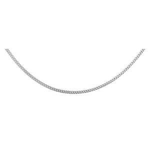 Silver (925) diamond-cut curb chain - curb Ø 044