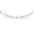 Silver (925) diamond-cut chain - figaro extra flat Ø 160