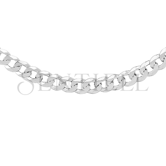 Silver (925) diamond-cut chain - curb extra flat Ø 160