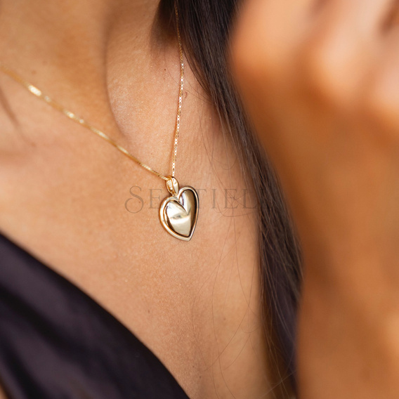 Colgante de plata de ley 925 - corazón