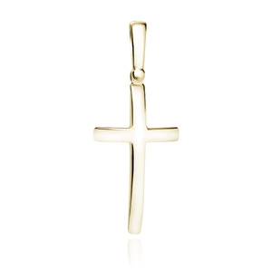 Silver (925) gold-plated pendant cross