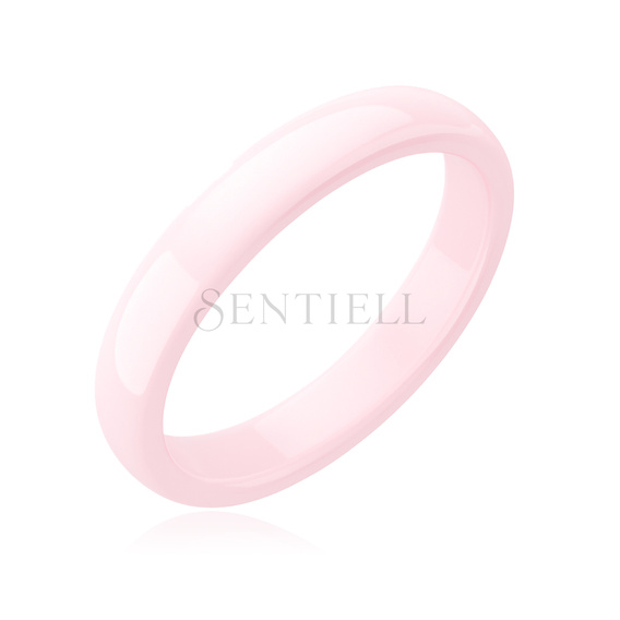 Anillo cerámico rosa 3 mm