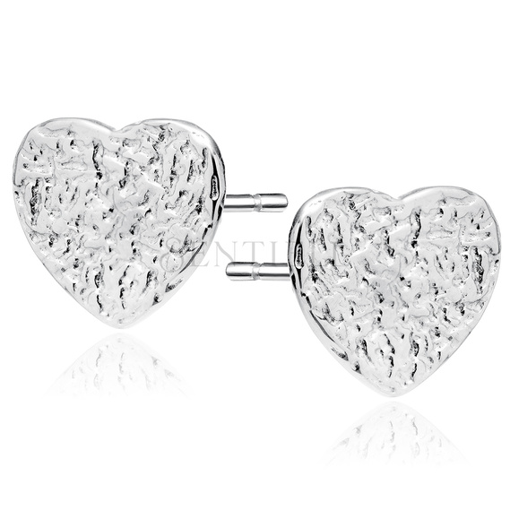 Silver (925) earrings - heart