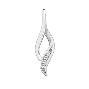 Silver (925) pendant with zirconia