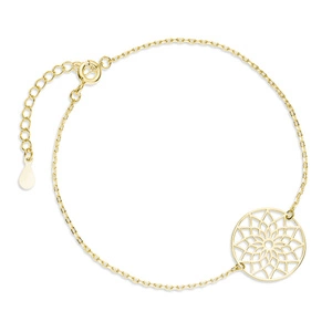 Silver (925) gold-plated bracelet - mandala