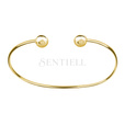 Silver (925) bracelet, gold-plated