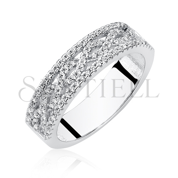 Silver (925) ring with zirconia